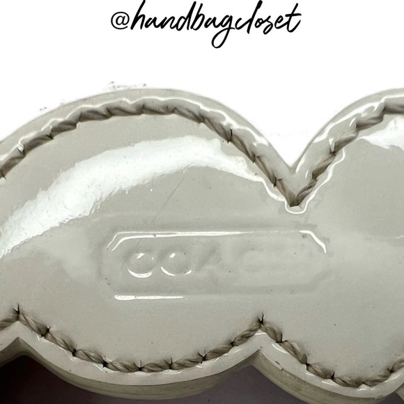 COACH Rhinestone Script Pop Love Charm Purse Charm Keychain Key Chain 92750 - Picture 7 of 8